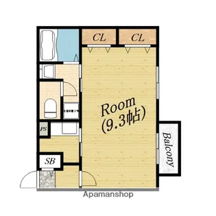 アルテハイム城北2号棟【3階】の間取り