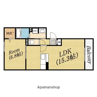 グレイスクレスト旭【2階】の間取り