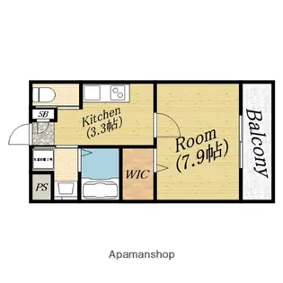 アージョ大宮【2階】の間取り