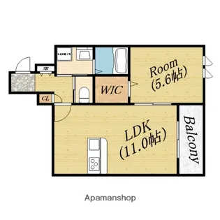 アージョ大宮【2階】の間取り