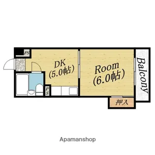 大一大宮マンション【3階】の間取り