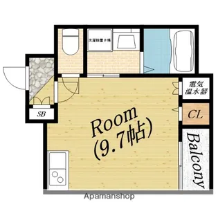 パシフィック千林【2階】の間取り