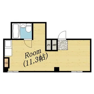 第2エーワン【3階】の間取り