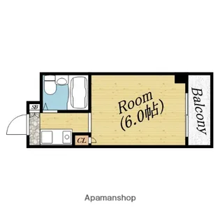 グリーンリーフ新森【3階】の間取り