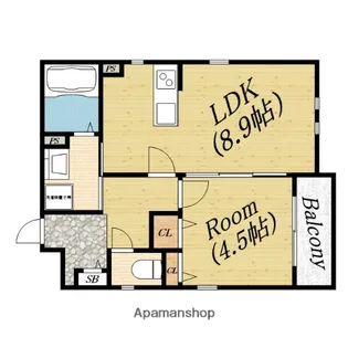 ルピナス【2階】の間取り