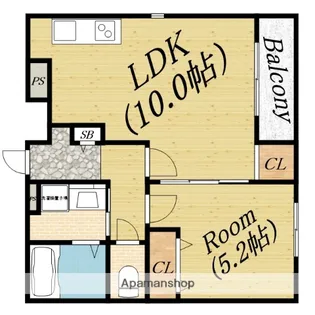ルピナス【2階】の間取り