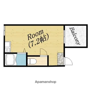ロイヤルシティ第1ビル【6階】の間取り