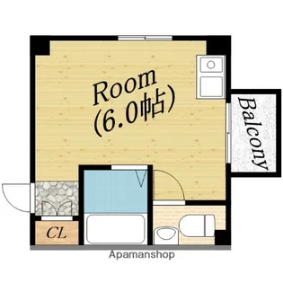 ロイヤルシティ第1ビル【7階】の間取り