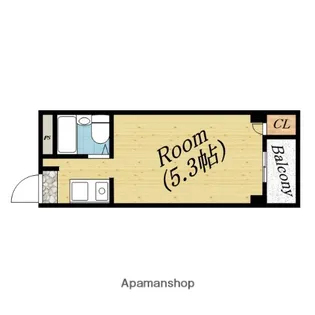 ミンティア城北公園【3階】の間取り