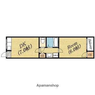 ラフィーネ新森【2階】の間取り