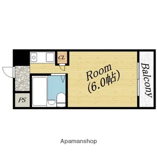 プレアール中宮Ⅲ【3階】の間取り