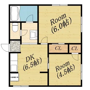 三宅ビル【4階】の間取り