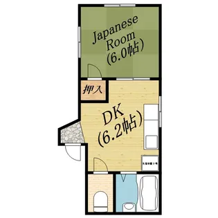 三宅ビル【4階】の間取り