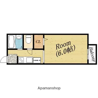 パティオ新森【2階】の間取り