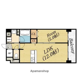 スプレンダースマイル【5階】の間取り