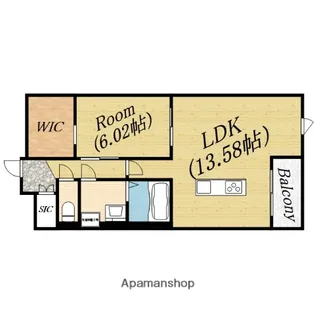 トライベッカ【1階】の間取り
