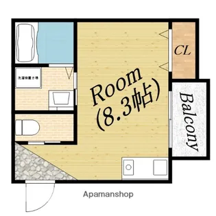 プラド工大前【3階】の間取り