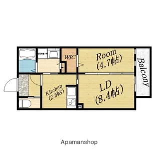 シャルム森小路【2階】の間取り