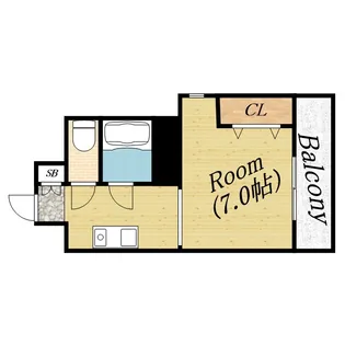 メゾンフレグランス【4階】の間取り