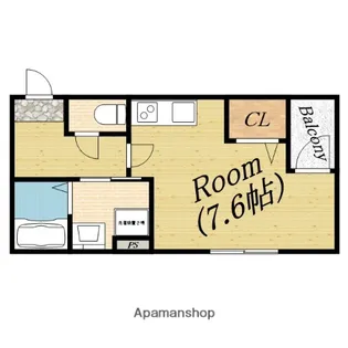 そよ風とラテと【2階】の間取り