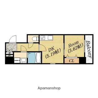 ウィンドベル大宮【3階】の間取り
