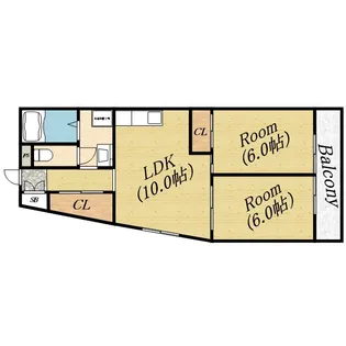 スターハイツ森小路【5階】の間取り