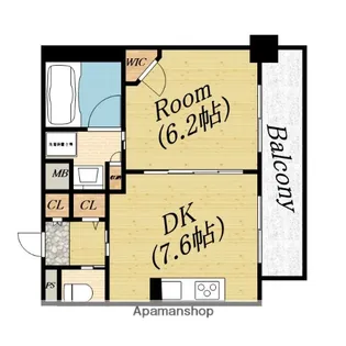 エグゼレジデンス千林駅前【9階】の間取り