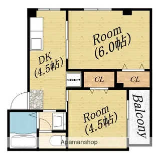 マンション豊【2階】の間取り