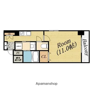 リブ工大前【2階】の間取り