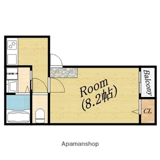 メゾンド南光Ⅱ【1階】の間取り