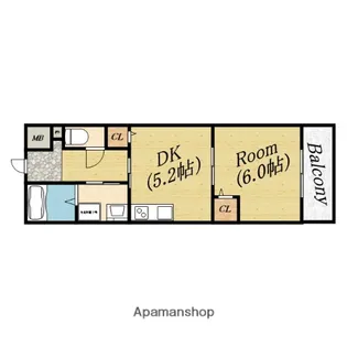 メゾンド南光【1階】の間取り