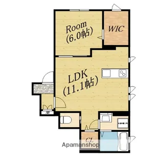 グラシューズ【1階】の間取り