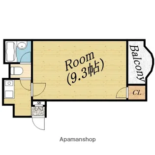 シャルマン清水【4階】の間取り