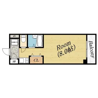 ピュアコート【4階】の間取り