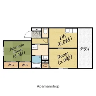 エクセル新森【1階】の間取り