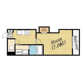 みおつくし城北【3階】の間取り