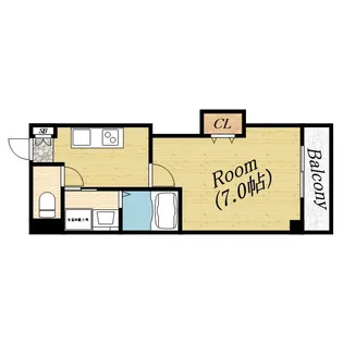 みおつくし城北【2階】の間取り