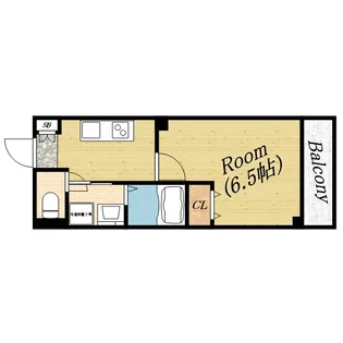 みおつくし城北【1階】の間取り