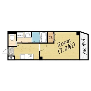 みおつくし城北【1階】の間取り