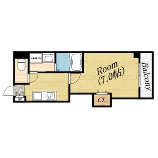 みおつくし城北【1階】の間取り