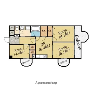 サンファミリーⅠ【2階】の間取り