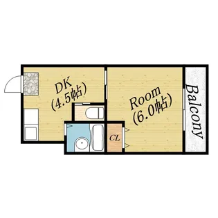 コンフォート梅咲【3階】の間取り