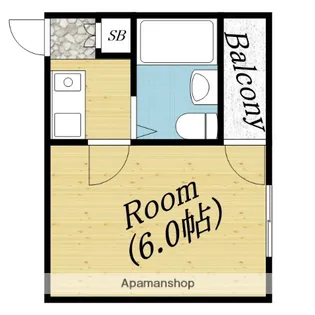 シャルマン千林【3階】の間取り