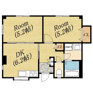 コーポリバージュ【1階】の間取り