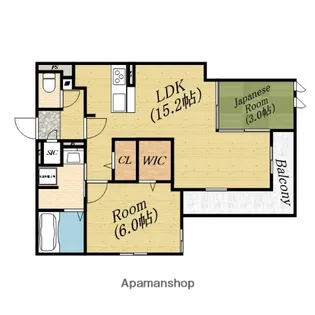 スペチアーレ赤川【1階】の間取り