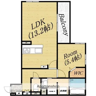スペチアーレ赤川【3階】の間取り
