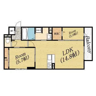 クラシスト新森【1階】の間取り