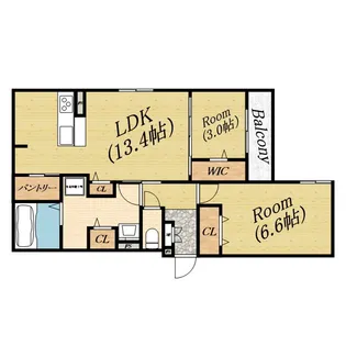 クラシスト新森【3階】の間取り