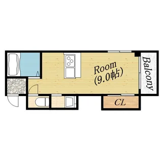 レオパマンション【2階】の間取り