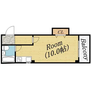 レオパマンション【2階】の間取り